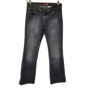Jordache Jeans Womens‎ 11/12 Long  Blue Denim Low Rise Stretch Bootcut Y2K